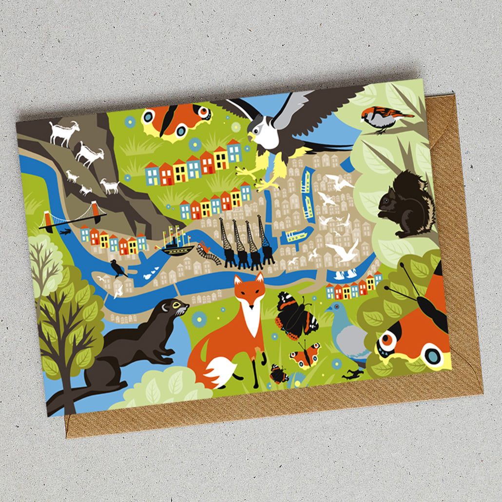 Bristol Wildlife Greetings Card