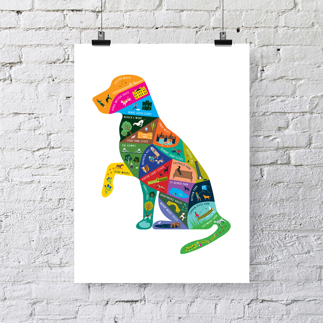 Dog Walk Prints - A4 & A3