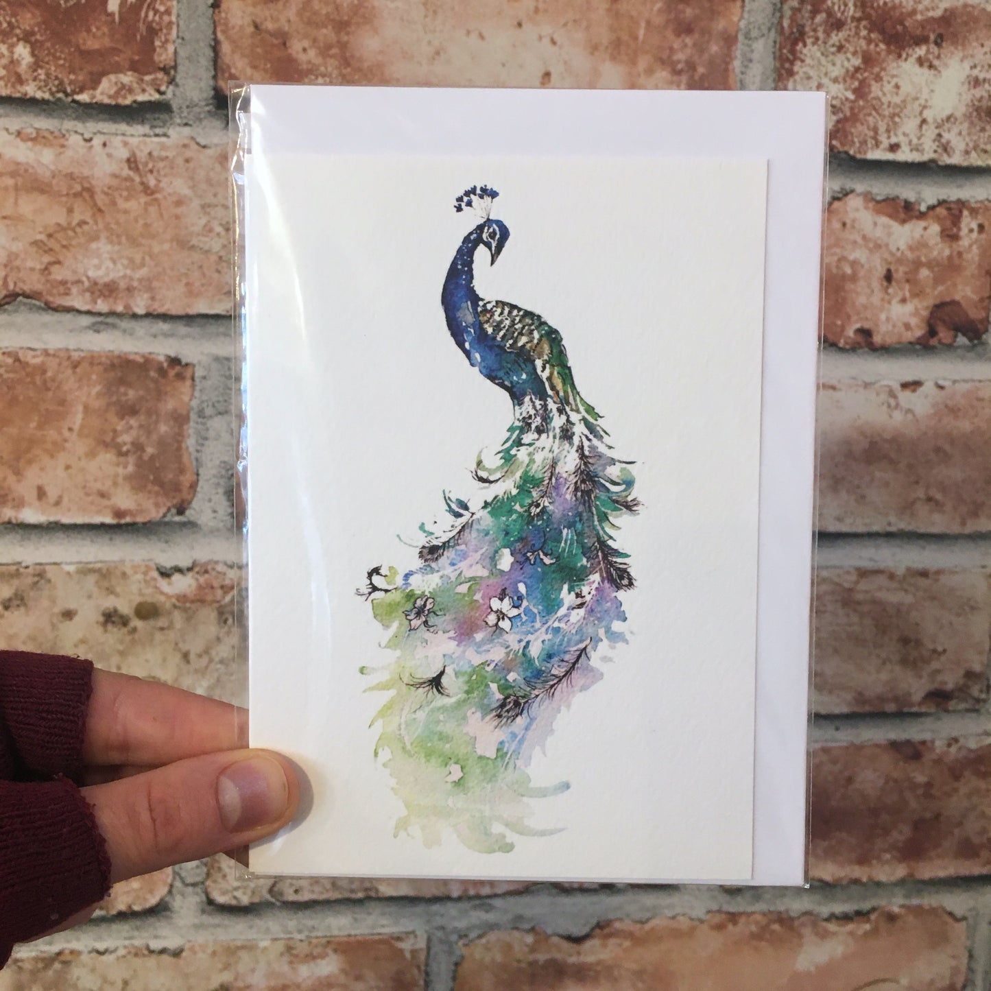 Peacock Card