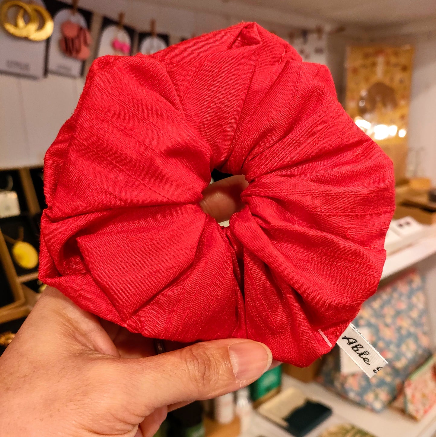 Giant Silk Scrunchies