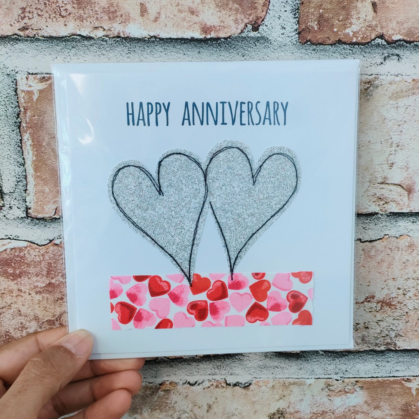 Anniversary Card Hearts
