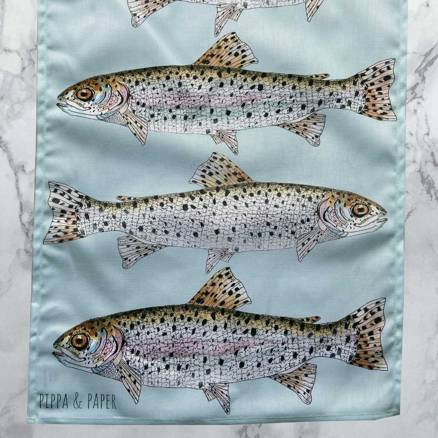 Rainbow Trout Tea Towel